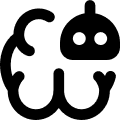 Artificial Intelligence Robot Icon from Core Remix Set