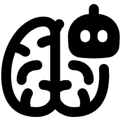 Artificial Intelligence Robot Icon from Plump Remix Set