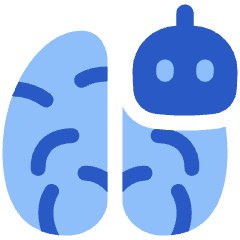 Artificial Intelligence Robot Icon from Plump Flat Set