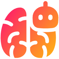 Artificial Intelligence Robot Icon from Plump Gradient Set