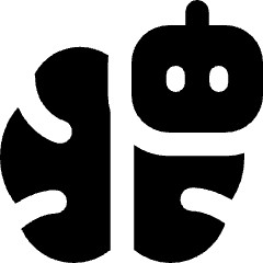 Artificial Intelligence Robot Icon from Flex Solid Set