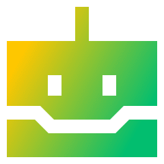Cyborg Icon from Sharp Gradient Set