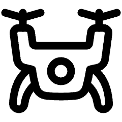 Drone Icon from Plump Line Set