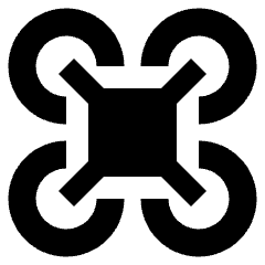 Drone 2 Icon from Sharp Solid Set