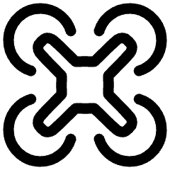 Drone 2 Icon from Plump Line Set