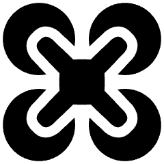 Drone 2 Icon from Plump Solid Set