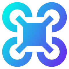 Drone 2 Icon from Sharp Gradient Set