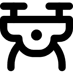 Drone Icon from Micro Line Set