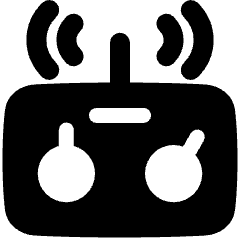 Drone Controller Icon from Plump Solid Set
