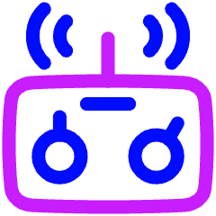 Drone Controller Icon from Plump Neon Set