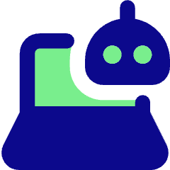 Laptop Ai Robot Icon from Core Pop Set