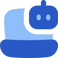 Laptop Ai Robot Icon from Flex Flat Set