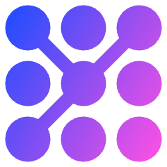 Machine Learning Icon from Plump Gradient Set