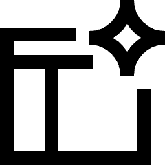 Make Design Spark Icon from Sharp Line Set