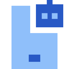 Mobile Ai Robot Icon from Sharp Flat Set