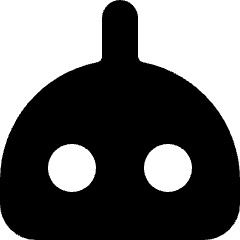 Robot Icon from Micro Solid Set