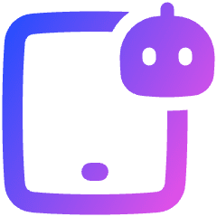Tablet Ai Robot Icon from Plump Gradient Set