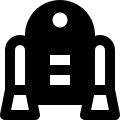 Robot 2 Icon from Nova Solid Set