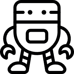 Technology Robot 1 Icon from Ultimate Light Set