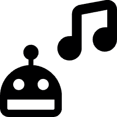 Technology Robot Audio Icon from Ultimate Bold Set