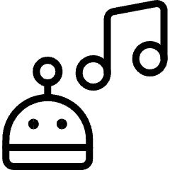 Technology Robot Audio Icon from Ultimate Light Set