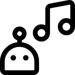 Technology Robot Audio Icon from Ultimate Regular Set