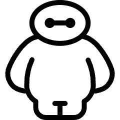 Technology Robot Baymax Icon from Ultimate Light Set