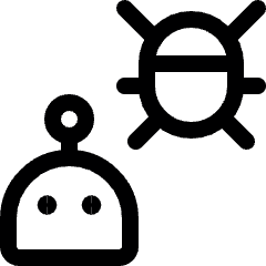 Technology Robot Bug Icon from Ultimate Regular Set