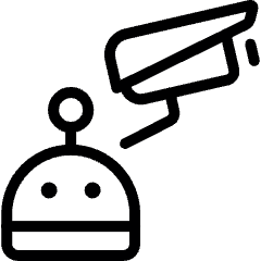Technology Robot Camera Icon from Ultimate Light Set