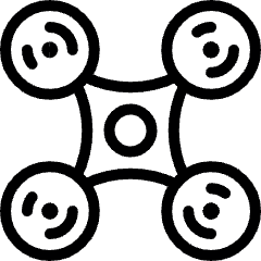 Technology Robot Drone Icon from Ultimate Light Set