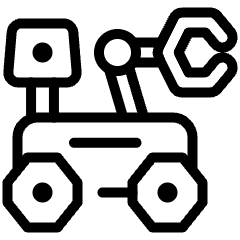 Technology Robot Explorer Icon from Ultimate Light Set