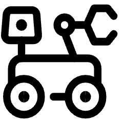 Technology Robot Explorer Icon from Ultimate Regular Set