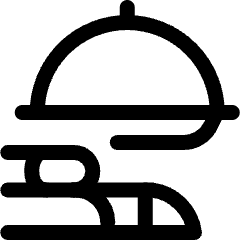 Technology Robot Food Server Icon from Ultimate Regular Set