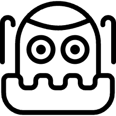 Technology Robot Head 10 Icon from Ultimate Light Set