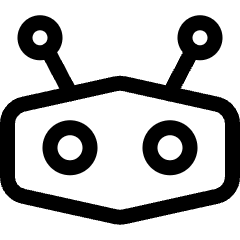 Technology Robot Head 2 Icon from Ultimate Regular Set