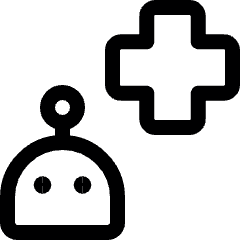 Technology Robot Health Icon from Ultimate Regular Set