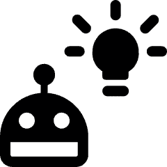 Technology Robot Idea Icon from Ultimate Bold Set