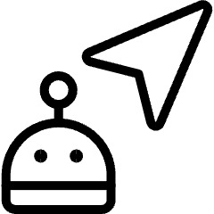 Technology Robot Navigator Icon from Ultimate Light Set