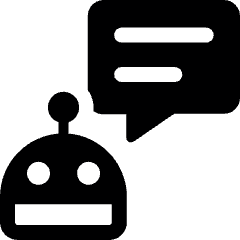 Technology Robot Speech Icon from Ultimate Bold Set