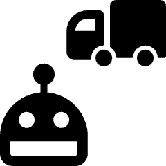 Technology Robot Truck Icon from Ultimate Bold Set
