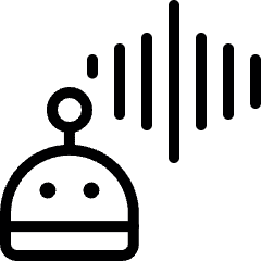 Technology Robot Voice Recognization Icon from Ultimate Light Set