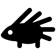 Hedgehog Icon from Ultimate Bold Set