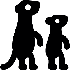 Meerkat Icon from Ultimate Bold Set