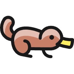 Platypus Icon from Ultimate Colors Set
