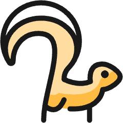 Skunk Icon from Ultimate Colors Set