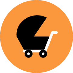 Baby Cart Icon from Kameleon Pop Set