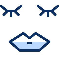 Beauty Face Icon from Cyber Duotone Set