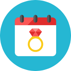 Calendar Date Icon from Kameleon Colors Set