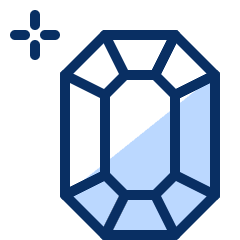 Gem 2 Icon from Cyber Duotone Set