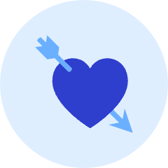 Heart Arrow Icon from Kameleon Duo Set